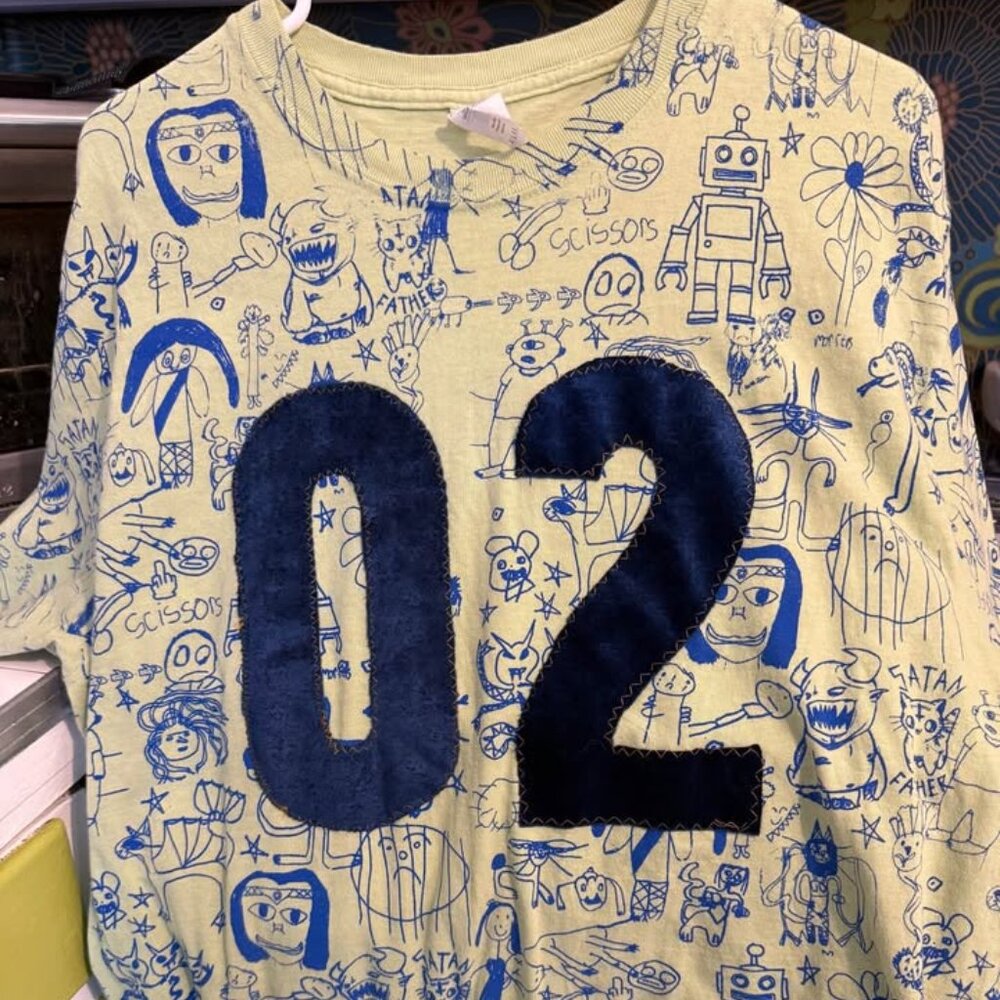Vintage unisex funky, funny t-shirt-Unisex size L